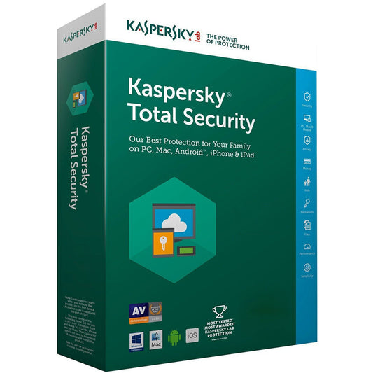 Kaspersky Total Security 1 PC 1 Year Email Delivery