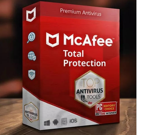 Mcafe Total Protection 2 Device  1 Year